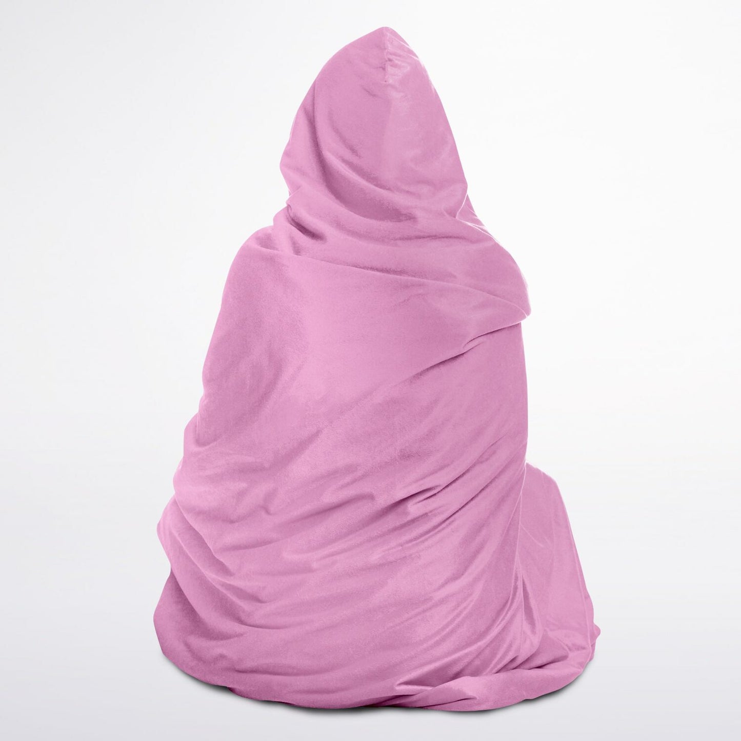 Pink Hooded Blanket Micro Fleece