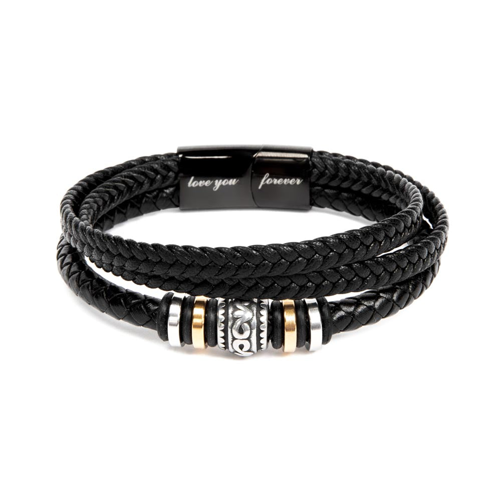 The 'Love You Forever' Men's Bracelet – A Timeless Symbol of Unbreakable Love for the Man Who Holds Your Heart