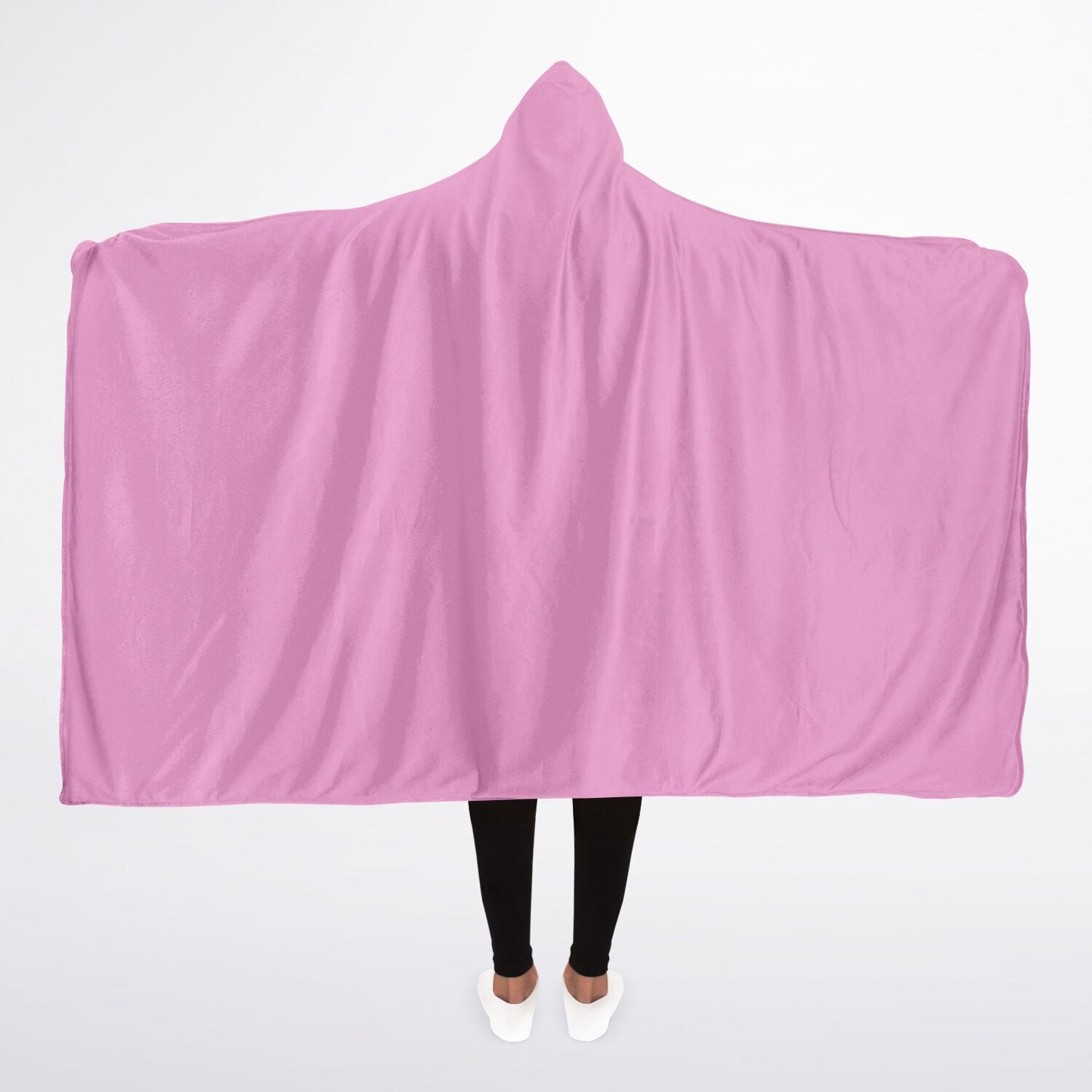 Pink Hooded Blanket Micro Fleece